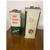 Image 6 : 2 B/A Motor Oil Tins 2 Gallon and 1 Gallon