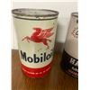 Image 2 : 2 Oil Tins 1 Havolene 1 Mobil Oil