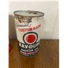 Image 3 : 2 Oil Tins 1 Havolene 1 Mobil Oil