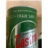 Image 5 : 1 Oil Tin Castrol - Chain Saw 2 Stroke *FULL*