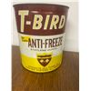 Image 1 : T-Bird Antifreeze Tin Has T-Bird Logo Rare Nice Tin - 1 Gallon
