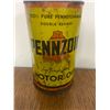 Image 1 : 1 Quart Penzoil Tin With Owl - Rare Tin As Found Condition