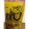 Image 2 : 1 Quart Penzoil Tin With Owl - Rare Tin As Found Condition