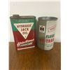 Image 1 : 2 Oil Tins IH-Hy Tran Fluid and Hein/Werner Hydraulic Jack Oil