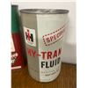 Image 4 : 2 Oil Tins IH-Hy Tran Fluid and Hein/Werner Hydraulic Jack Oil