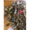 Image 1 : Large Lot of Solid Brass - Vintage Taps, Fittings Etc.