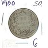 Image 2 : Canadian 50 Cent Coin 1900