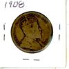 Image 1 : Canadian 50 Cent Coin 1908