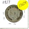 Image 1 : Canadian 50 Cent Coin 1937