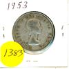 Image 1 : Canadian 50 Cent Coin 1953