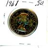 Image 1 : Canadian 50 Cent Coin 1961