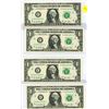 Image 2 : 4 U.S. Bill Series 2013 $1 Bills Uncirculated - Sequence Numbers