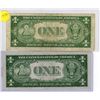 Image 1 : 2 1935 US $1 Bills - 1 AU
