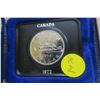 Image 3 : Canadian Silver Dollar 1972 In Clam Shell