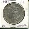 Image 1 : 1882 AU US Morgan Silver Dollar