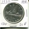 Image 1 : 1950 AU Canadian Silver Dollar