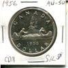 Image 1 : 1956 AU-50 Canadian Silver Dollar