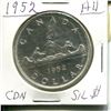 Image 1 : 1952 AU Canadian Silver Dollar