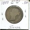 Image 2 : 1899 NFDLD 50 Cent Piece Silver