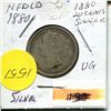 Image 2 : 1880 NFDLD 20 Cent Piece Silver