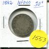 Image 1 : 1882 NFDLD 20 Cent Piece Silver