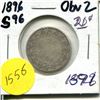 Image 1 : 1896 OBV2 Newfoundland 20 Cent Piece Silver