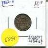 Image 1 : 1882H NFLD 10 Cent Piece Silver