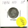 Image 2 : 1896 NFD 10 Cent Piece
