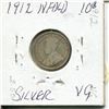 Image 2 : 1912 NFLD 10 Cent Piece VG Silver