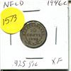 Image 1 : 1946c NFLD 10 Cent Piece XF Silver