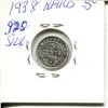 Image 1 : 1938 NFD 5 Cent Coin Silver