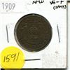 Image 1 : 1909 NFLD 1 Cent Piece
