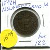 Image 1 : 1872 NFLD 1 Cent Piece