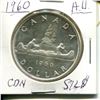 Image 1 : 1960 AU Canadian Silver Dollar
