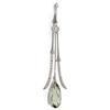 Image 1 : Pendant 4.55 ctw Green Amethyst & Diamond 14K Gold