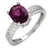 Image 1 : Ring 1.77 ctw Amethyst & Diamond 14K Fine Jewelry