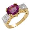 Image 1 : Ring 2.52 ctw Amethyst & Diamond 14K Gold Fine Jewelry