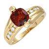 Image 1 : Ring 2.11 ctw Garnet & Diamond 14K Fine Jewelry