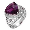 Image 1 : Ring 5.33 ctw Amethyst & Diamond 14K Fine Jewelry