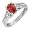 Image 1 : Ring 1.15ctw Pink Tourmaline & Diamond 14K Fine Jewelry