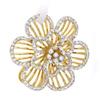 Image 1 : Fine Jewelry Ring 0.72 ctw Diamond 14K Yellow Gold