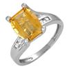 Image 1 : Ring 2.92 ctw Citrine & Diamond 14K Fine Jewelry