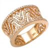 Image 1 : Fine Jewelry Ring 0.61ctw Diamond set in 18K Rose Gold