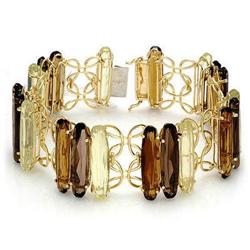 Bracelet 140.0 ctw Citrine / Lima 14K Gold Jewelry