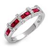 Image 1 : Ring 2.06 ctw Ruby & Diamond 14K White Gold Jewelry