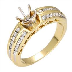 Fine Jewelry Ring 0.65 ctw Diamond 14K Yellow Gold