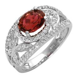 Ring 1.53ctw Pink Tourmaline & Diamond 14K Fine Jewelry