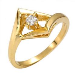 Fine Jewelry Ring 0.09 ctw Diamond 14K Yellow Gold