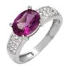 Image 1 : Ring 1.91 ctw Amethyst & Diamond 14K Gold Fine Jewelry