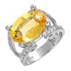 Image 1 : Ring 5.22 ctw Citrine & Diamond 14K Fine Jewelry